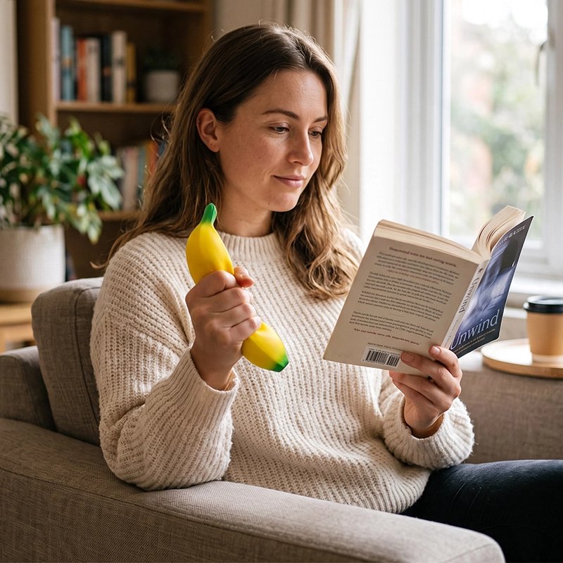 Jouet anti stress banane