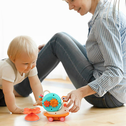 jouet pour bébé bleu-orange