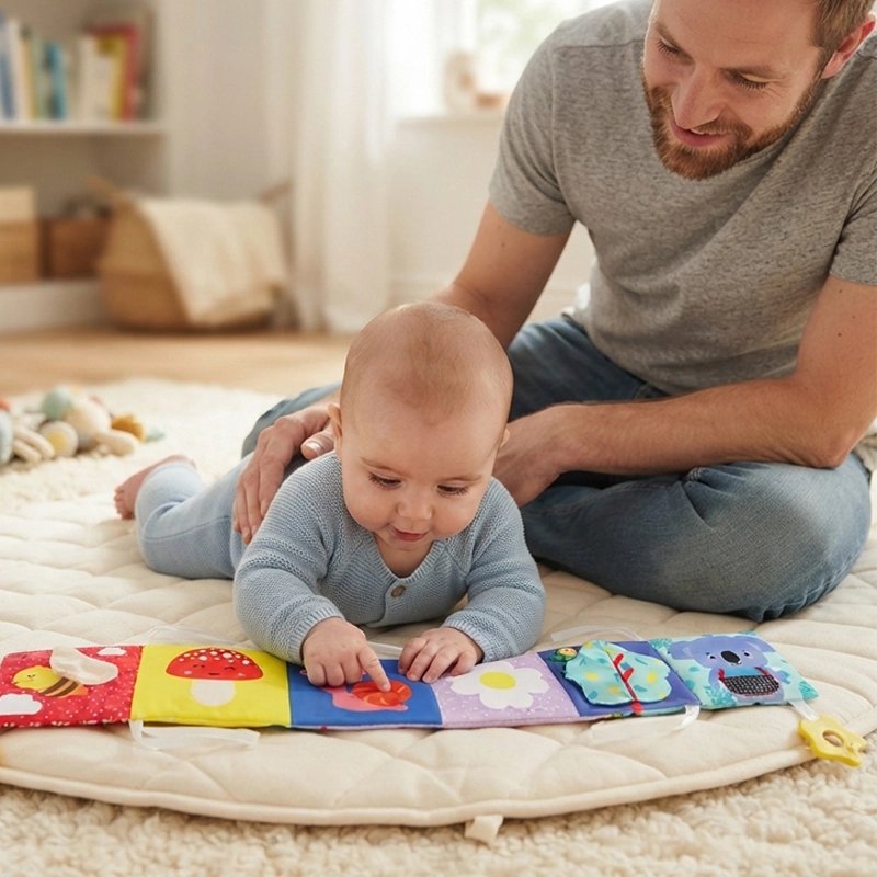 Livre bebe en tissus