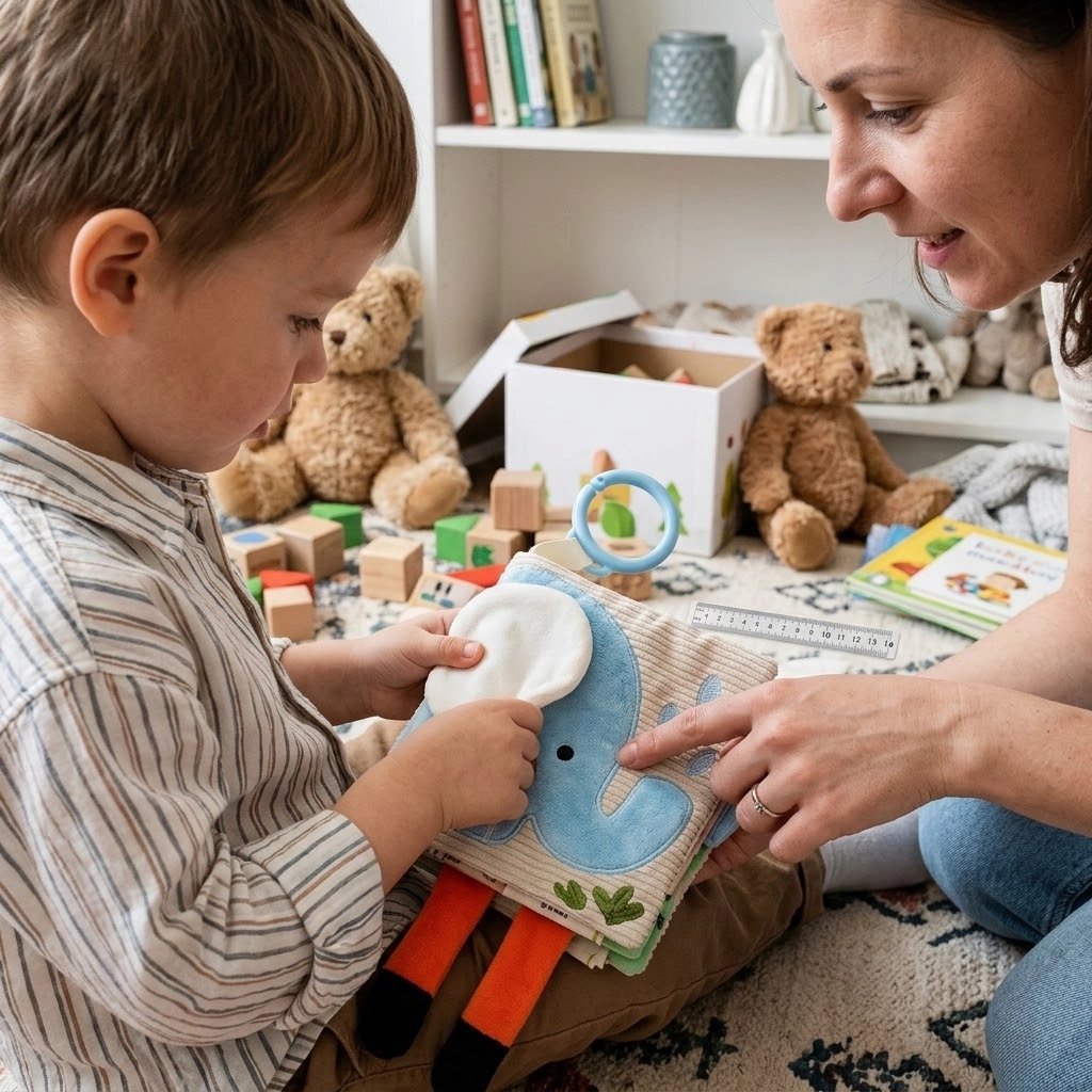 Livre bebe en tissus