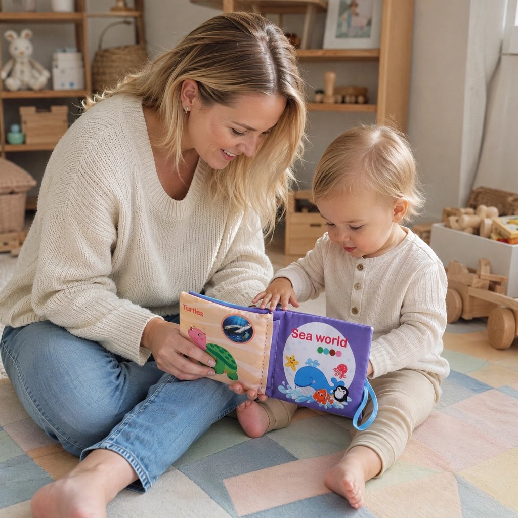 Livre bebe en tissus