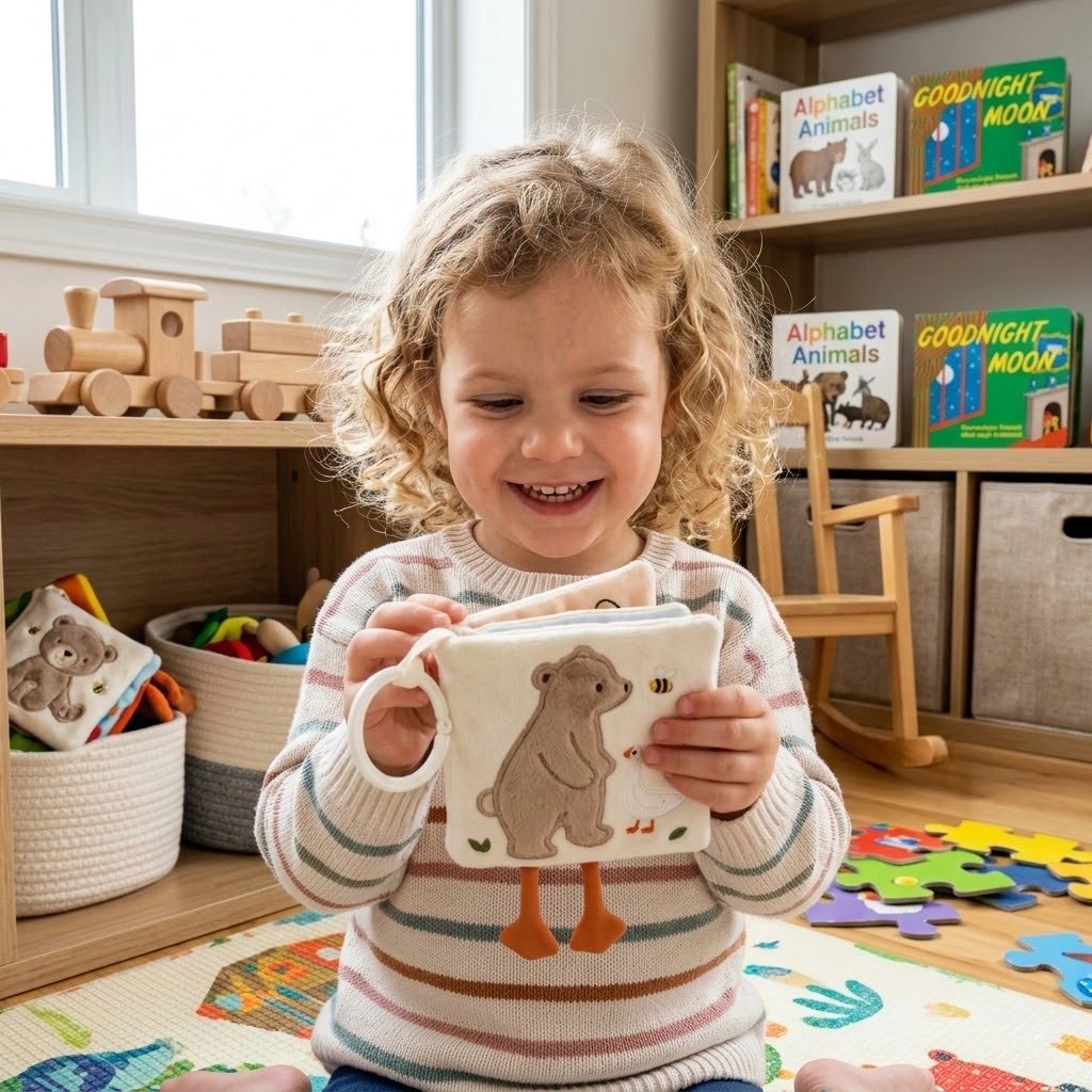 Livre bebe en tissus