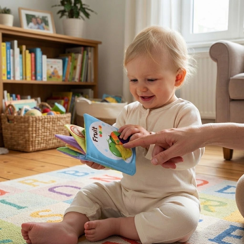 Livre bebe en tissus