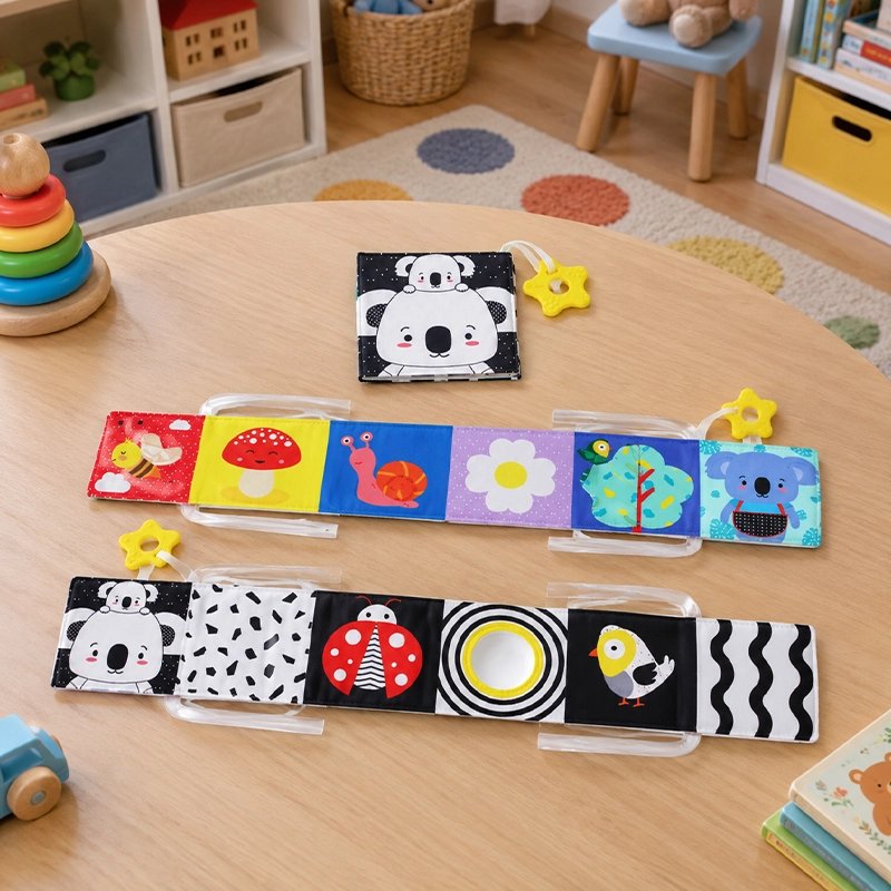 Livre bebe en tissus