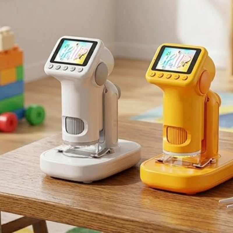 Microscope enfant jaune-blanc
