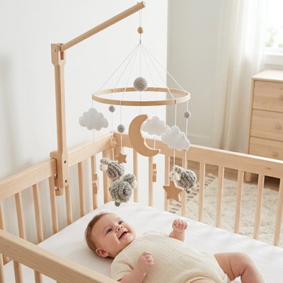 Mobile bébé stimulation cognitive