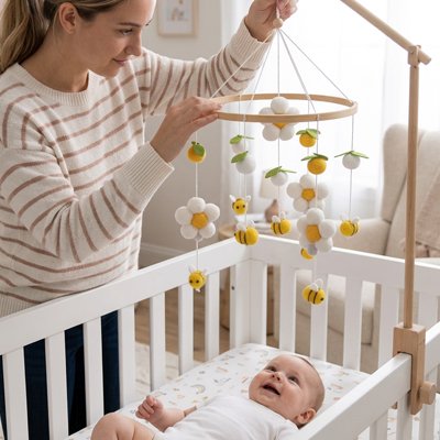 Mobile bébé pour sommeil doux