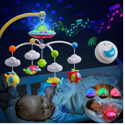mobile bebe musical lumineuse bebe dort profondément.