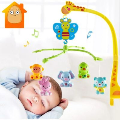 mobile bebe musical lumineux girafe