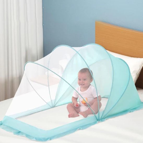 moustiquaire-lit-bebe-bleu-portable
