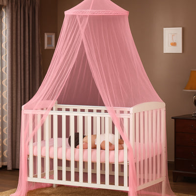 moustiquaire lit bebe rose et ciel de lit