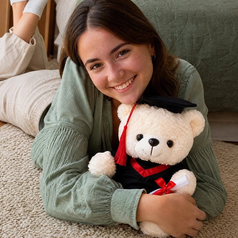 Ours en peluche our fille