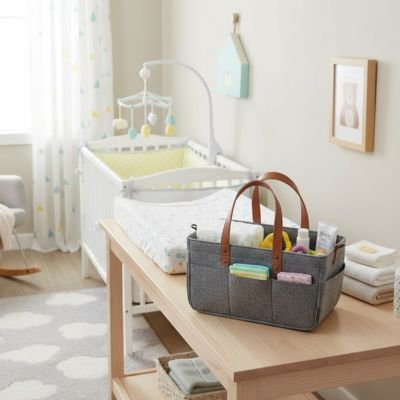 Panier rangement bébé pratique organisateur