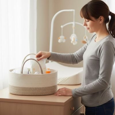 Panier rangement bébé pour les sorties