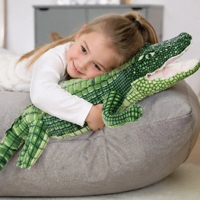 Peluche crocodile doux