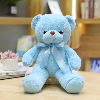 peluche doudou bleu