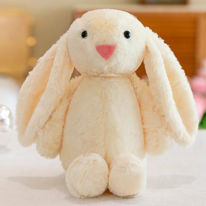 peluche lapin beige