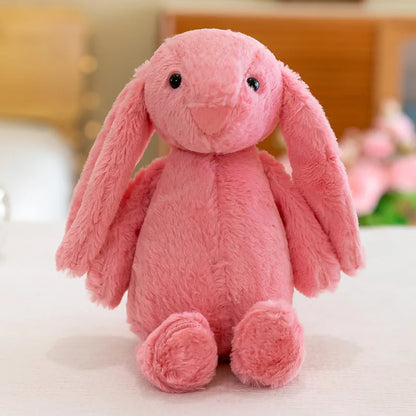 peluche lapin rose