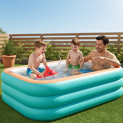 Piscine gonflable pour famille