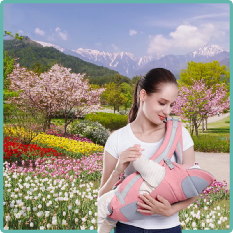porte bébé rose