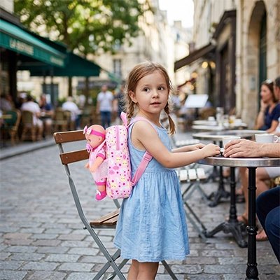 Porte bebe poupee pour fille