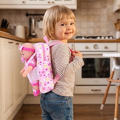 Porte bebe poupee pour enfant