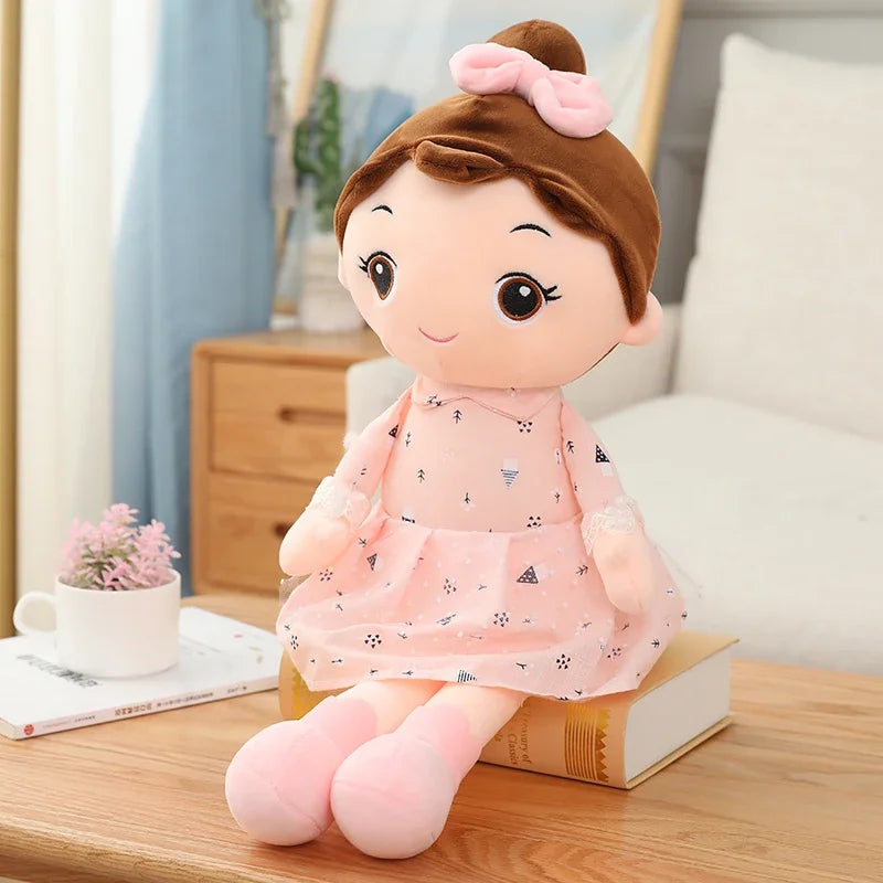 poupée chiffon rose