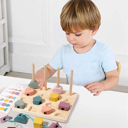 Puzzle bebe Association des couleurs pastels douces pour les yeux