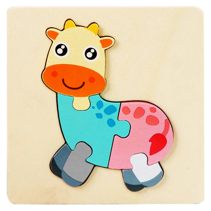puzzle bois cerf