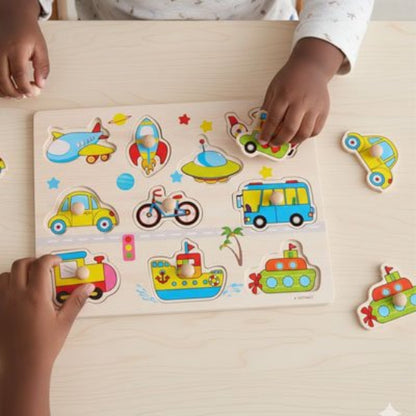 Puzzle bois solide