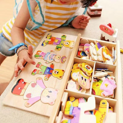 Puzzle bois stimuler la créativité enfant