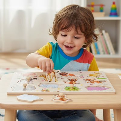 Puzzle bois enfant jouet