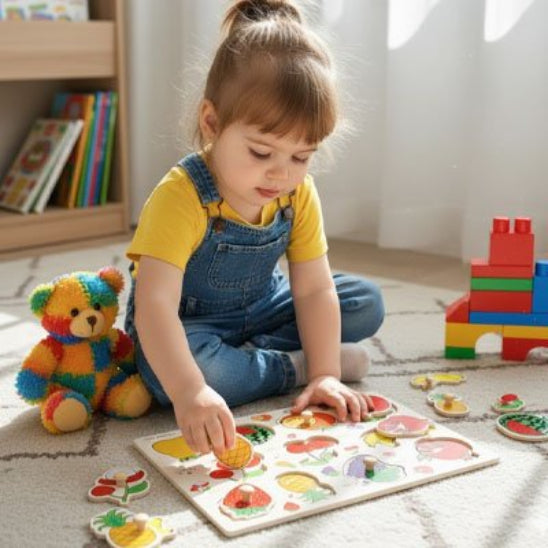 Puzzle bois pour fille
