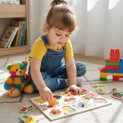 Puzzle bois pour fille