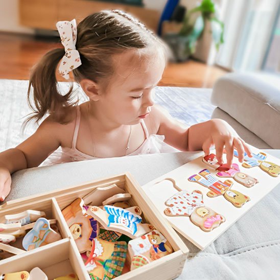 Puzzle bois filles de 3 ans et plus