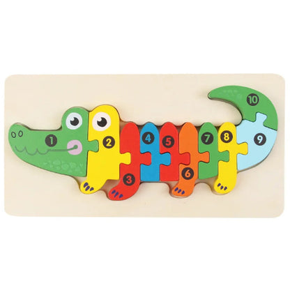 puzzle enfant crocoddile
