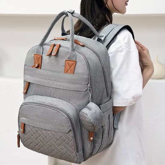sac-a-dos-a-langer-maman-gris-style