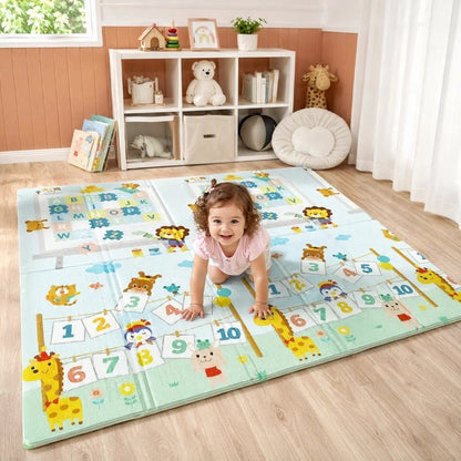 Tapis bebe chiffres et animaux