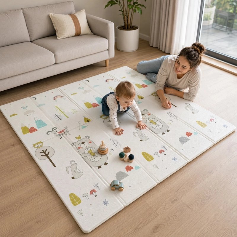 Tapis bebe animaux