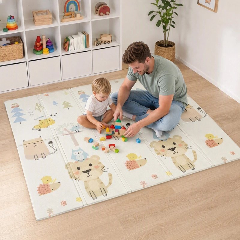 Tapis bebe animaux