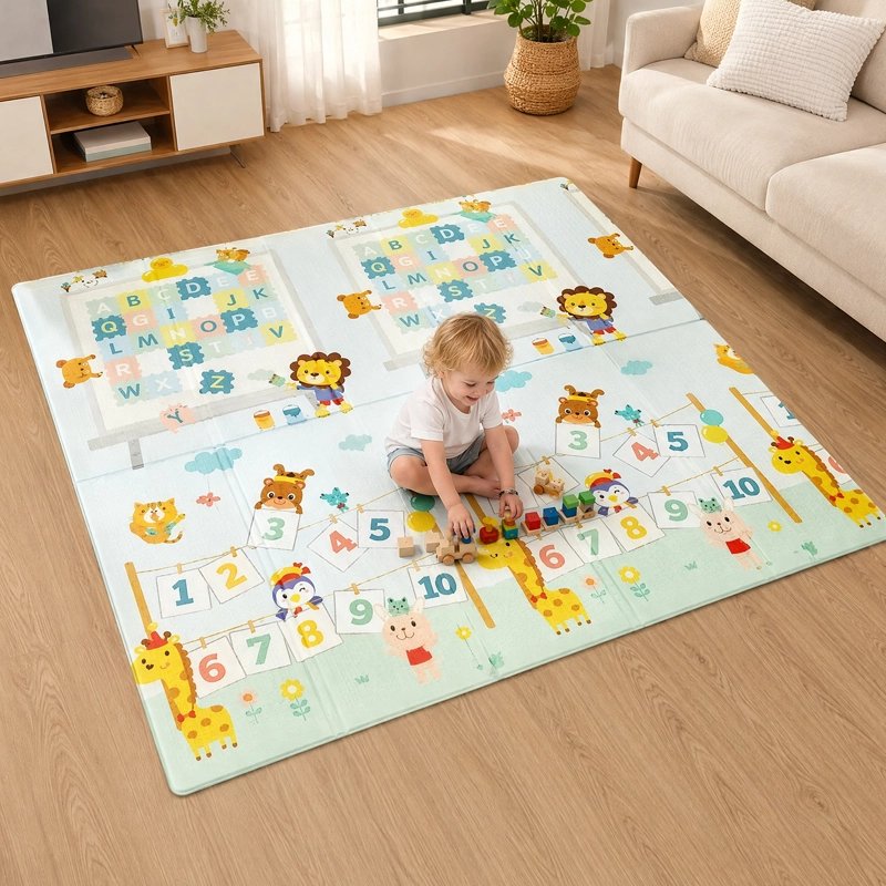 Tapis bebe pliable et antidérapant