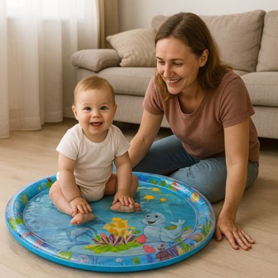 Tapis d'eau bebe animaux a aquatique