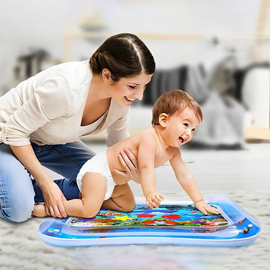 Tapis d'eau bebe avec animaux