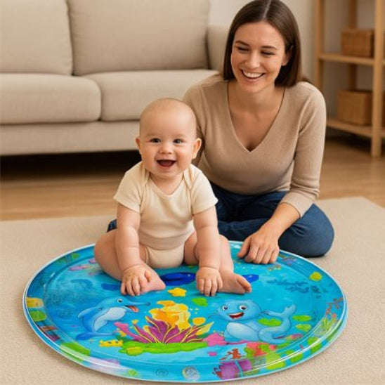 Tapis d'eau bebe rond