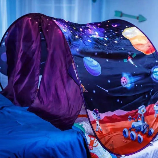 tente enfant aec formes spatiales