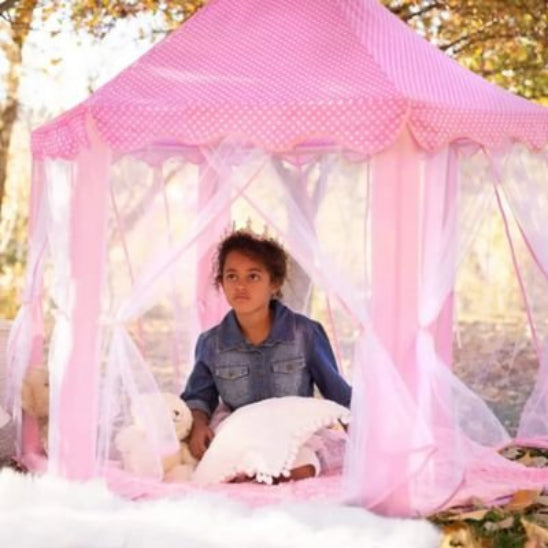 Tente pour enfant rose léger