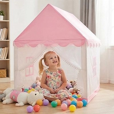 Tente pour enfant rose