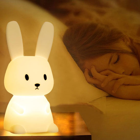 veilleuse bébé lapin doux