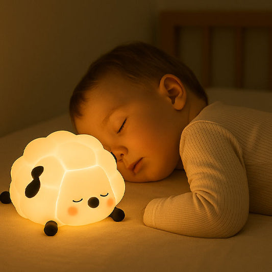 Veilleuse animaux-Mouton-Panda-Éléphant