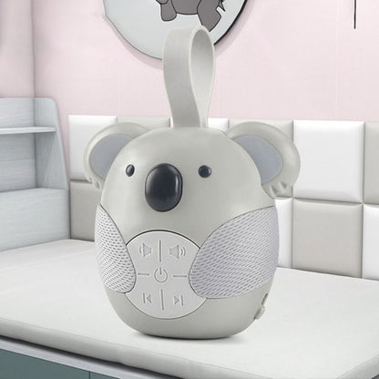 veilleuse bruit blanc et lumiere installé sur le lit